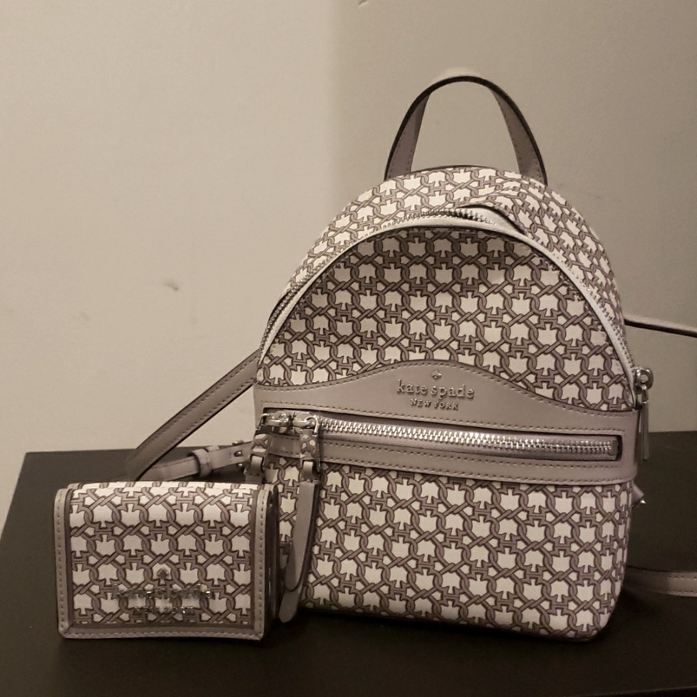 Kate Spade Backpack Purse & Wallet Set